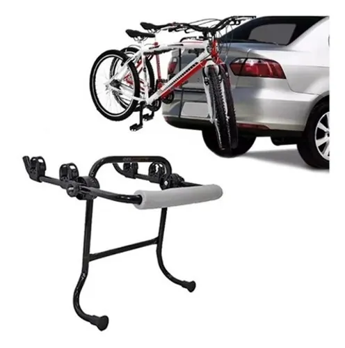 Transbike Suporte 2 Bike - Porta Malas Sedan Hatch Rack - Metal Line