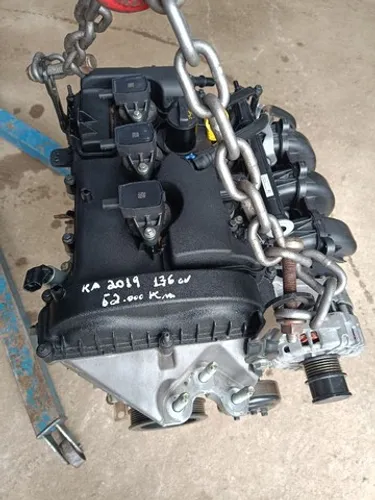 Motor parcial Ford Ka 2019 1.5 3cc flex 136cv com apenas 52 mil km 