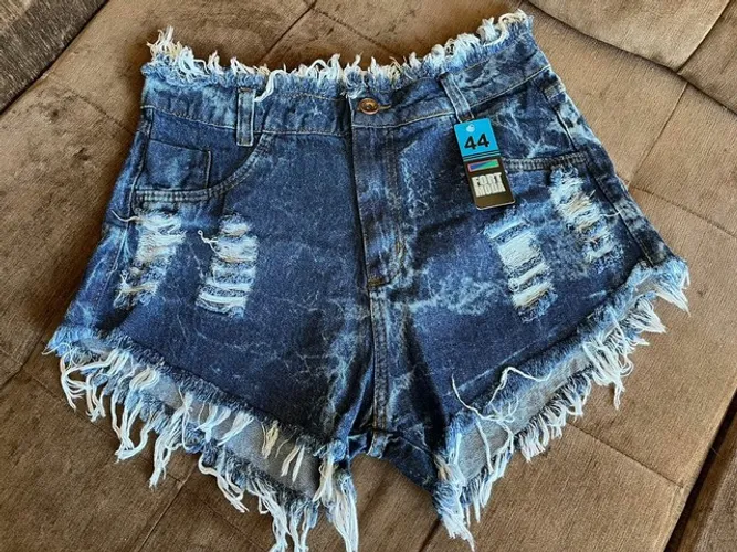 Short em jeans 