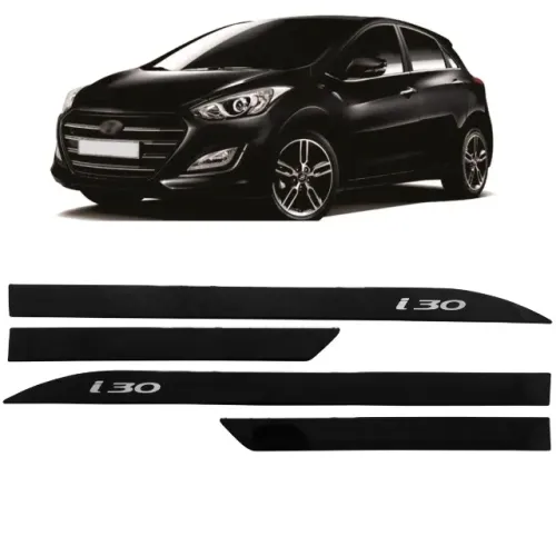 Friso Lateral Hyundai I30 - C/ Nome - Preto