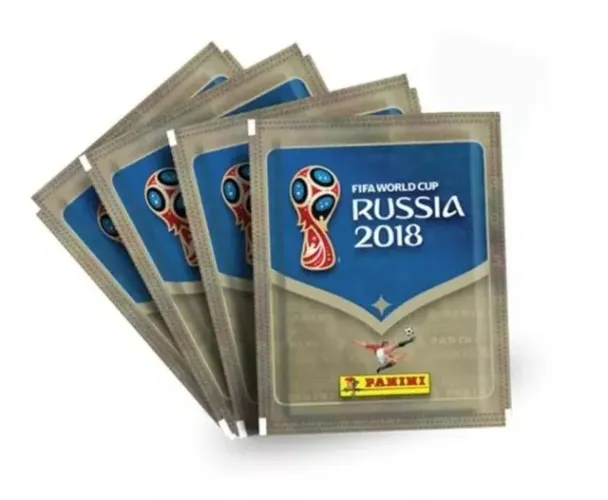Envelope de figurinha da Copa do Mundo de 2018