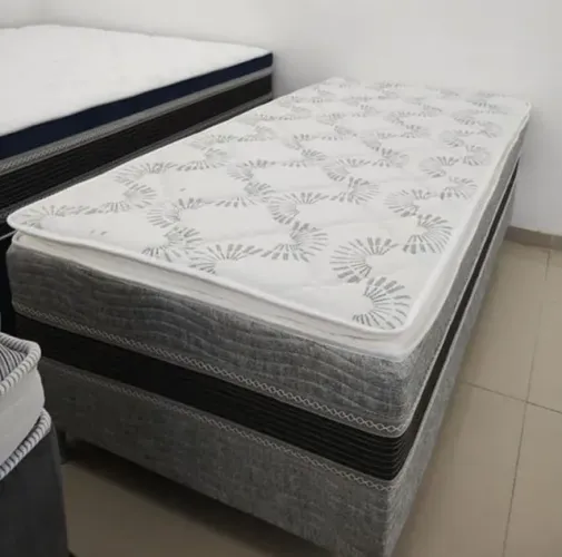 Unibox solteiro bom sono 08cm de espuma com pilow top 