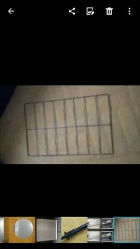 Grade para forno industrial 69,5x45cm em aço carbono Venâncio