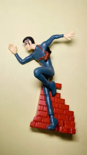 Lupin The Third 2rd Gashapon 9 Cm De Altura Miniatura Gashapon Gachapon Anime Mangá Boneco