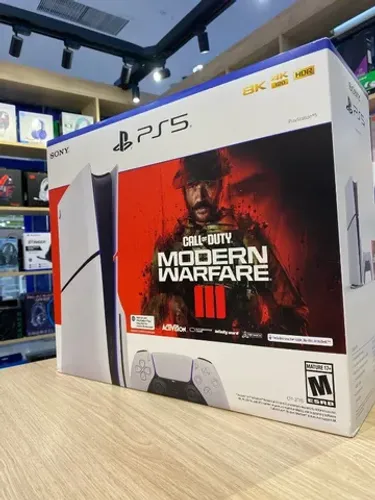 Playstation 5 Slim 1 TB + Jogo Call Of Duty MW3 - Novo Lacrado - Loja Fisica-12x sem juros