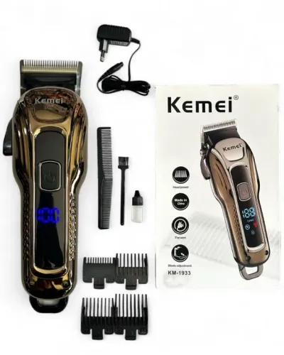 Barbeador Elétrica Profissional Kemei KM-1933