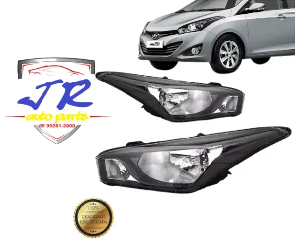 Farol Hb20/Hb20s Mascara Negra