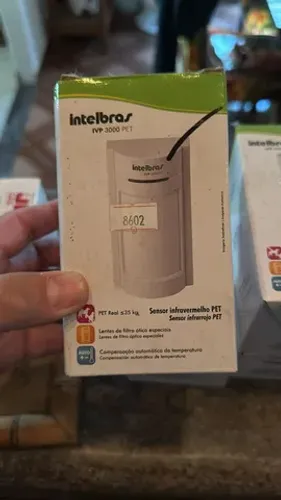 Sensor Intelbrás Infravermelho Pet Ivp300pet 35kg 12x12mSensor Intelbrás Infravermelho Pet