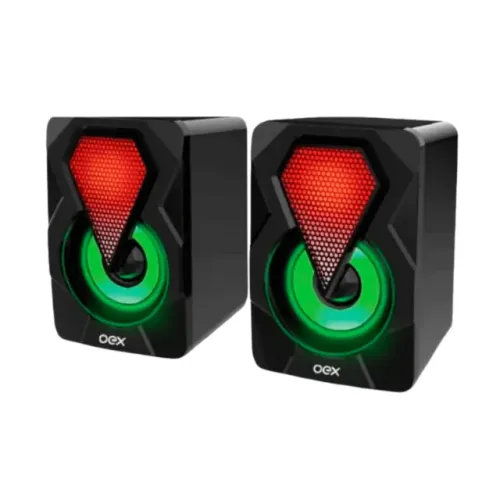 Caixa de Som Speaker Rainbow Para PC SK201 - Oex cod: 3319