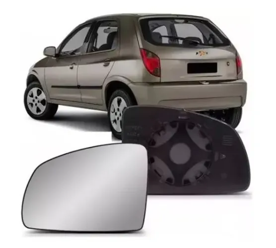 Lente Com  Base Retrovisor Prisma Celta  2007 2008 2009 2010 2011