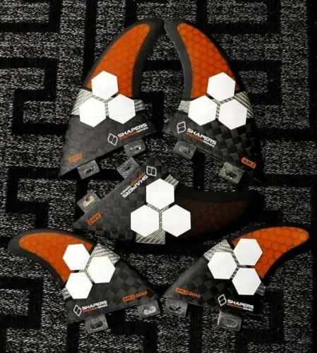 Quilhas Fcs Carbono Shapers Fins Pc Spectrum Tri Quad