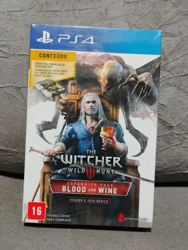 expansão the witcher 3 wild hunt blood and wine de playstation 4