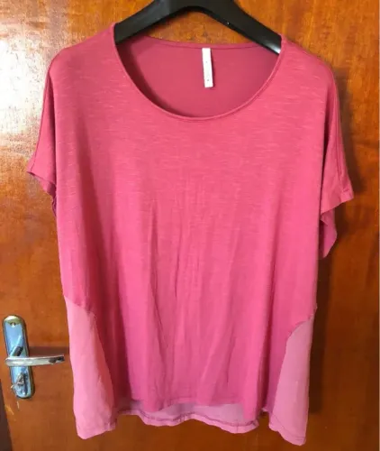 Blusa feminina cor de rosa