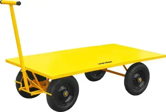 Carrinho plataforma metálico, 800 kgf, desmontado, VONDER