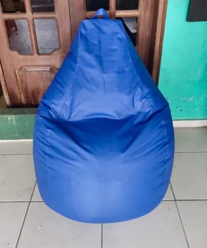 Puff Pera Azul Royal 