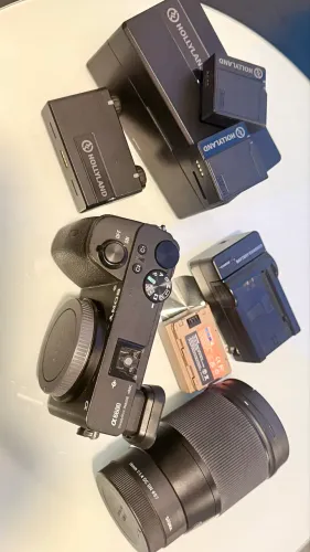 Câmera Sony A6600 + Sigma 16 1.4 + Lark 150