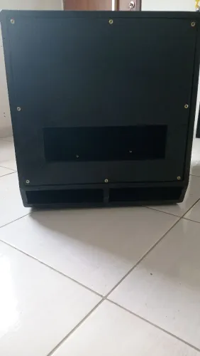 Caixa sub ativo amplificador Antera sub 1000 oversound 18 