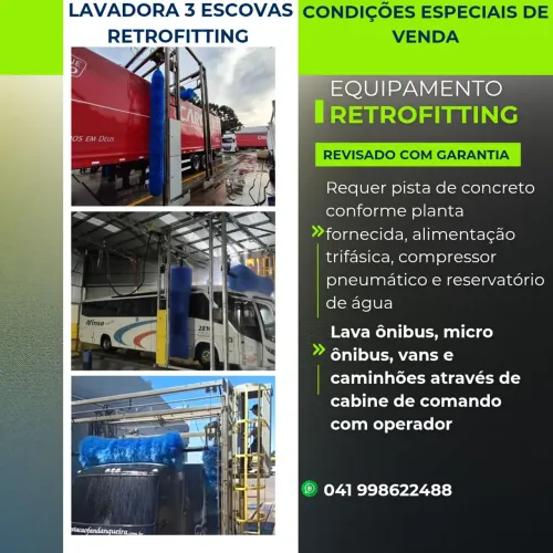 MAQUINA DE LAVAR ÔNIBUS E CAMINHÕES