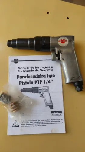 Parafusadeira Pneumática 1/4" Tipo Pistola Wurth