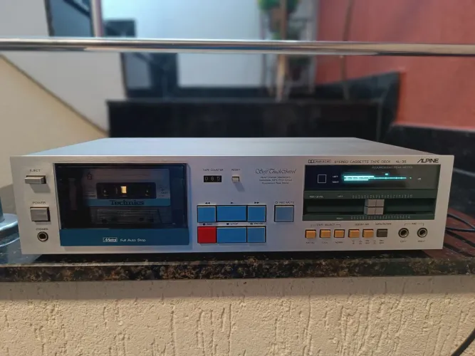 Tape deck alpine raríssimo AL-35 
