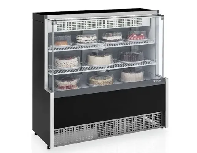 Vitrine confeitaria 1.75M Gelopar NOVA