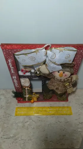 Enfeite porta tipo Janela Natal presente