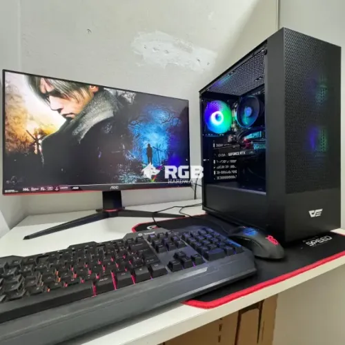 PC Gamer COMPLETO RYZEN 5 + RTX3060+ 1 ano de garantia e em até 12x