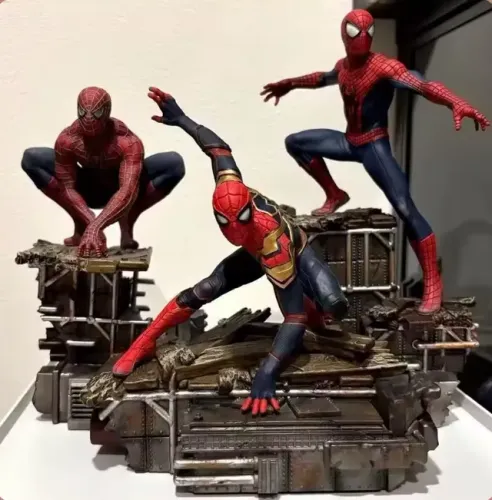 Estátua Decoração Spider Man Figure Presente Filme - Homem Aranha Sem Volta Para Casa