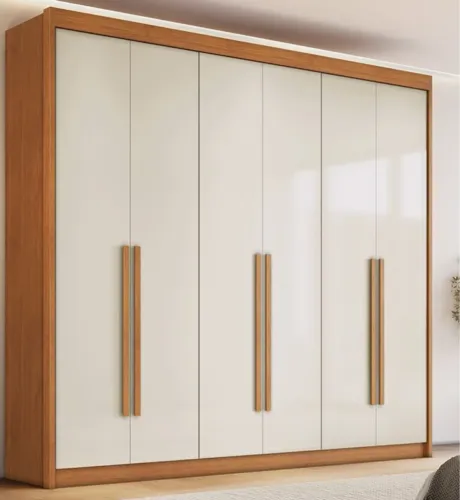 Guarda Roupa Casal 100% Mdf Novo 