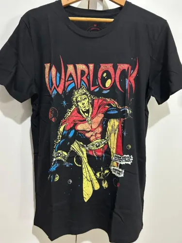 Camiseta Guardiões Da Galáxia Warlock Marvel Omelete Box Tam.M Preta (Nunca usada)