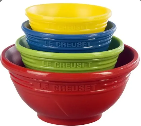Set Bowls Medidores Silicone Le Creuset