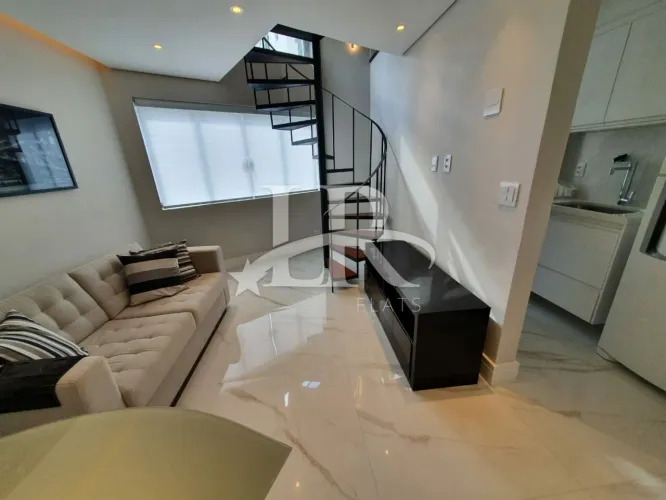 LR Flats Apartamento e Studio - Duplex mobiliado para alugar na Vila Nova Conceição.