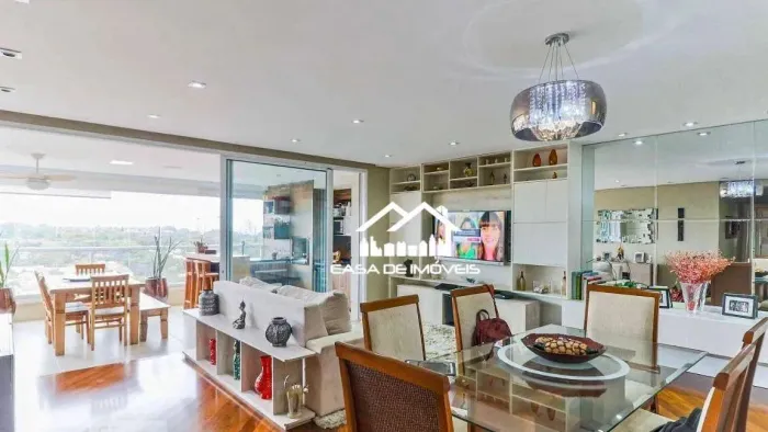 Vende ou aluga apartamento mobiliado com 180m², 3 suítes, varanda gourmet, lazer completo,