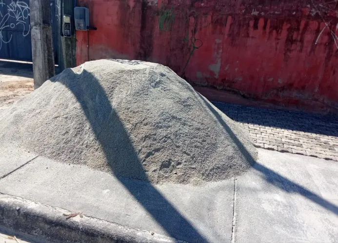 Material para construção pó de pedras, entrega rápida.
