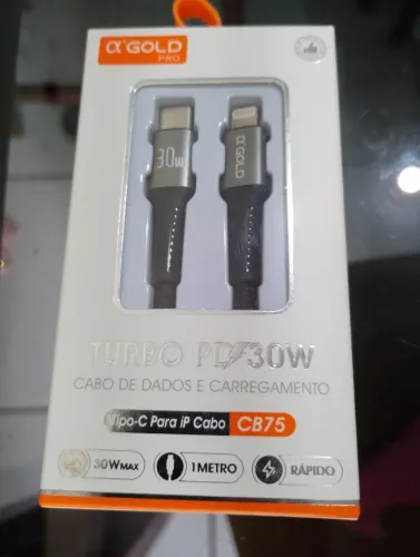 Cabo Turbo PD 30W Tipo-C para iPhone