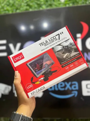 Tela LCD 7 Polegadas Veicular IPEGA KP-CA404