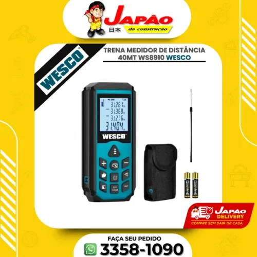 Trena Medidor De Distância 40mt Ws8910 Oferta por tempo limitado