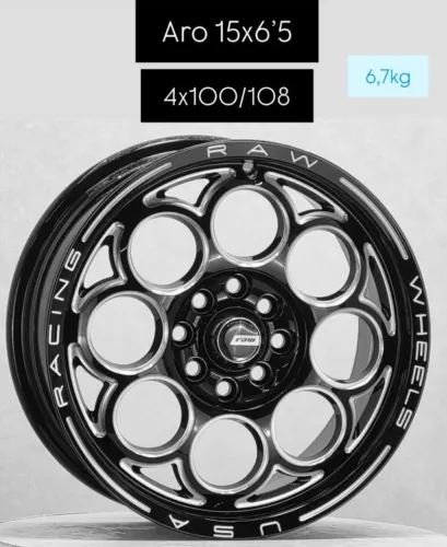 Rodas Raw 8 spoke 15x6,5 
