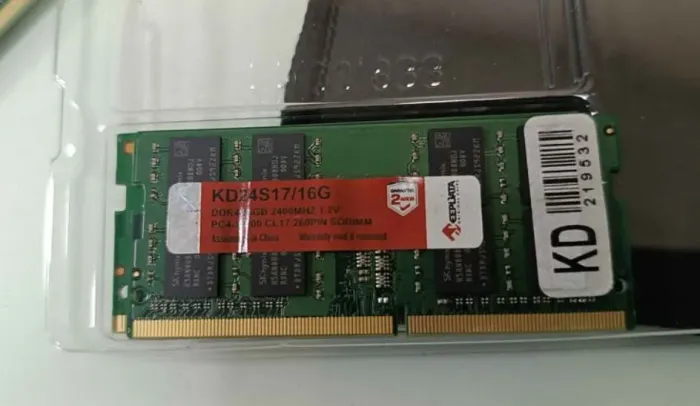 Memória Ram 16gb 2400mhz notebook