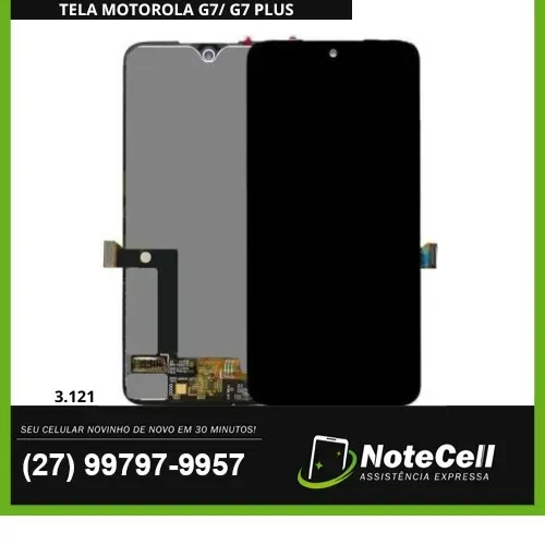 Tela Display Para Moto G7 / G7 Plus Original 3.121 - Instalação Expressa em 30 Minutos!!!