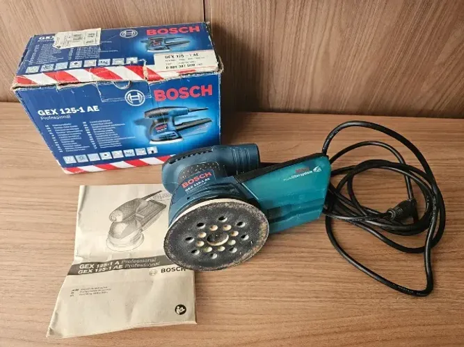 Lixadeita Orbital Professional Gex 125-1 Ae 250w 127v Usado Azul (Usado)