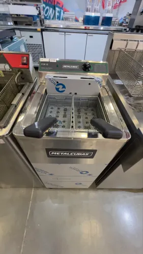 Fritadeira elétrica 5000w zona fria - pronta entrega 