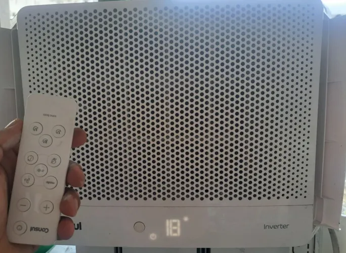 Ar condicionado Inverter 10.000 btu 127/220volts (Bivolt) Lavado gelando muito 