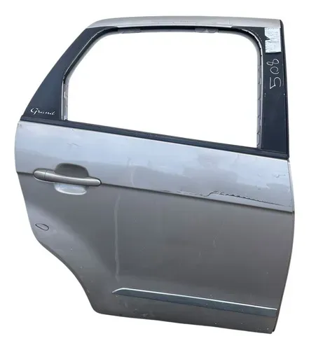 Porta Grand Siena 2018/2019 Traseira Direita Cinza Avariada