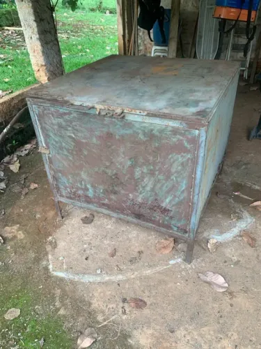 Latão caçamba de ferro para lixo entulho 
