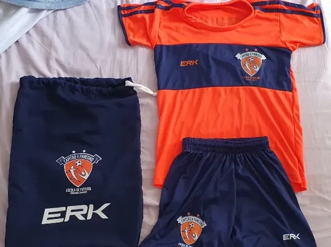Roupa escolinha de futebol Capitão e Paredão