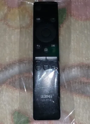 LE-7714 Controle Remoto Tv Samsung 4K Com Botão Netflix Prime Vídeo Usado Funcionando Ok 