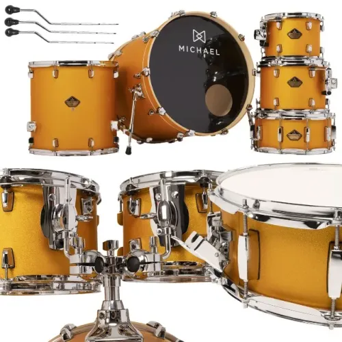 Bateria MICHAEL LEGACY BIRCH Shining Gold, Shell Pack - Nova, Envio