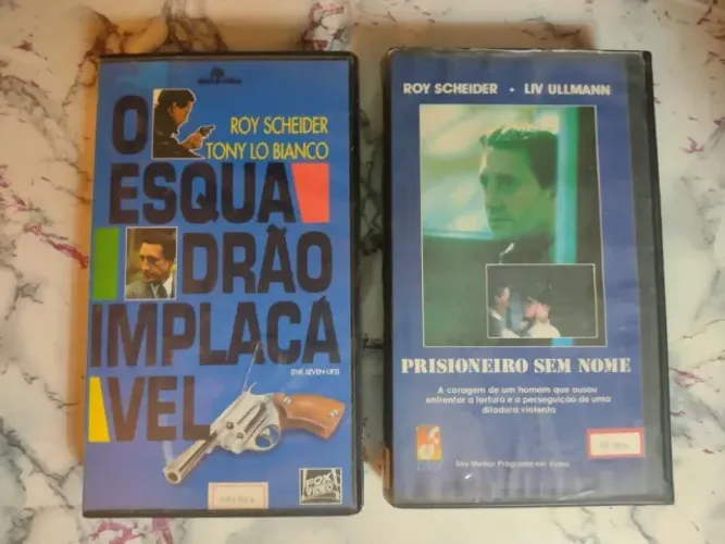 VHS 2 FITAS ATOR ROY SCHEIDER