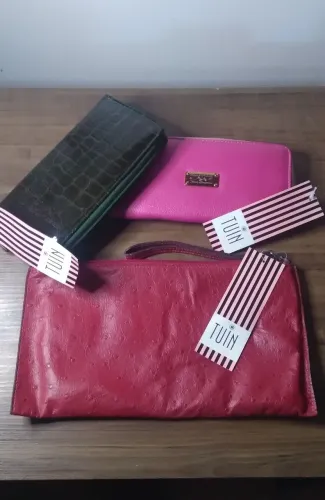 Carteiras em couro cores TUIN bag